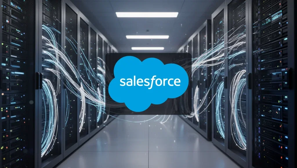 Salesforce Aktie: Software meldet sich zurück Salesforce Aktie - Beitragsbild (KI-generiertes Symbolbild)
