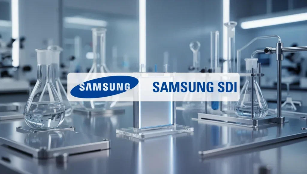Samsung SDI Aktie: Vereinbart Feststoffzellen-Forschung mit EcoPro BM Samsung SDI Aktie - Beitragsbild (KI-generiertes Symbolbild)