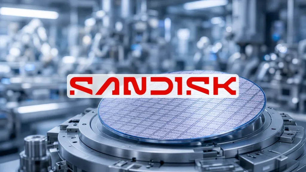 SANDISK Aktie: Toshiba-Ausbaupläne belasten Speicherbranche SANDISK Aktie - Beitragsbild (KI-generiertes Symbolbild)