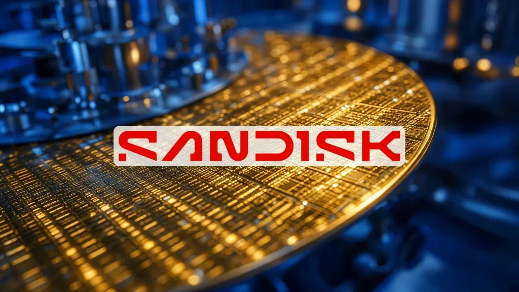 SanDisk Aktie: Mizuho hebt Kursziel auf 2.050 Dollar SANDISK Aktie - Beitragsbild (KI-generiertes Symbolbild)