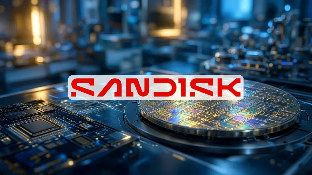 SanDisk Aktie: 18 Prozent Wochenverlust durch KI-Zweifel SANDISK Aktie - Beitragsbild (KI-generiertes Symbolbild)