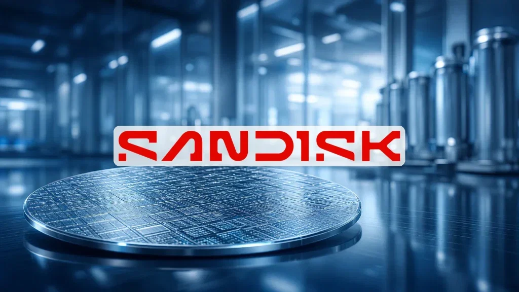 SANDISK Aktie: Gewinne auf Rekordniveau SANDISK Aktie - Beitragsbild (KI-generiertes Symbolbild)