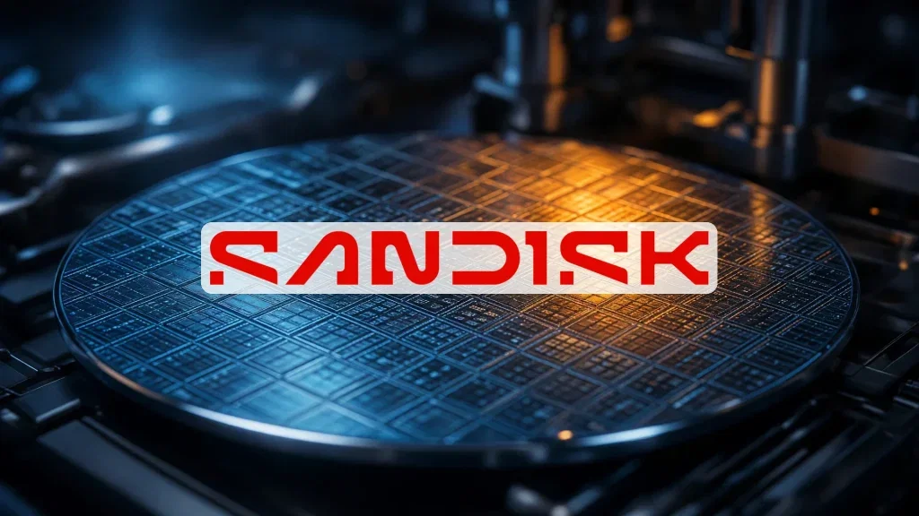 SANDISK Aktie: Chip-Ausverkauf trifft auch Sandisk SANDISK Aktie - Beitragsbild (KI-generiertes Symbolbild)