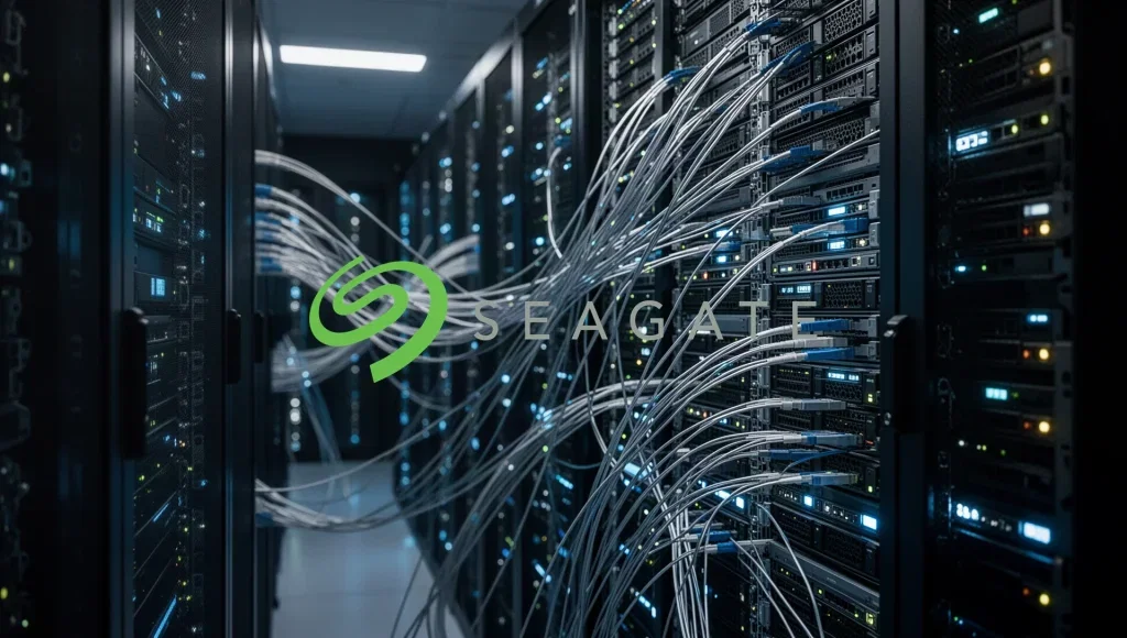 Seagate Technology Aktie - Beitragsbild (KI-generiertes Symbolbild)