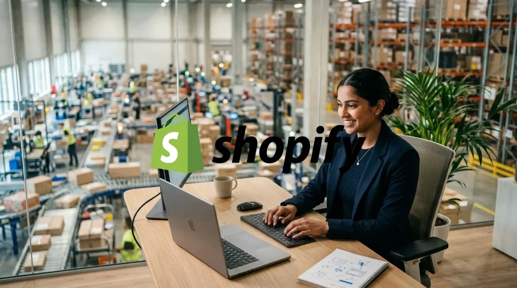 Shopify Aktie: Cantor Fitzgerald hebt Kursziel an Shopify Aktie - Beitragsbild (KI-generiertes Symbolbild)