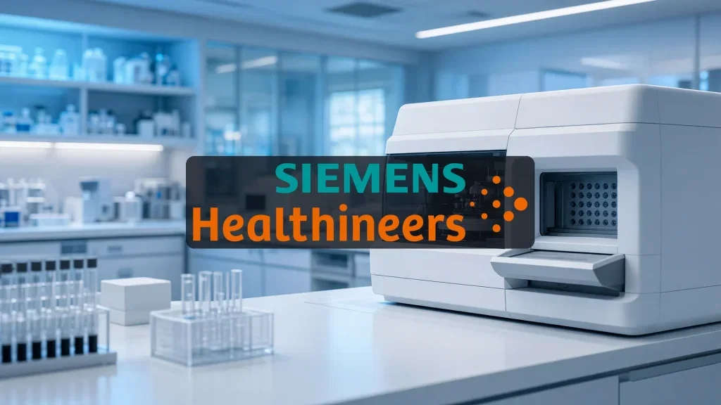 Siemens Healthineers Aktie: 13 Prozent Minus seit Jahresanfang Siemens Healthineers Aktie - Beitragsbild (KI-generiertes Symbolbild)