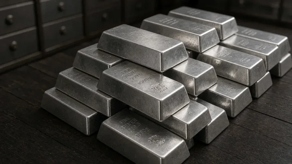 Silber Preis: 2,8 Prozent Erholung nach Rutsch Silber Preis Aktie - Beitragsbild (KI-generiertes Symbolbild)