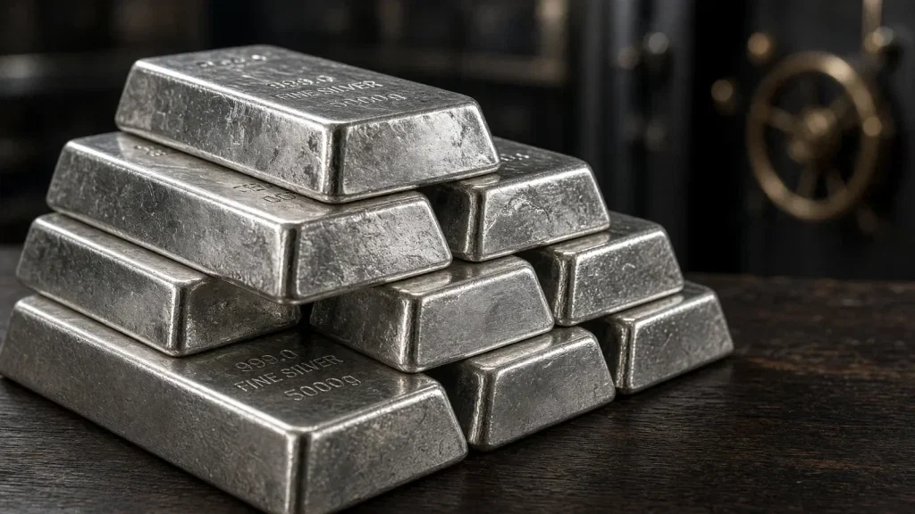 Silber Preis: China exportiert 24 Prozent weniger Silber Preis Aktie - Beitragsbild (KI-generiertes Symbolbild)
