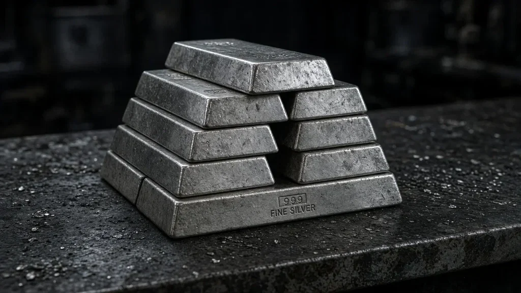 Silber Preis Aktie - Beitragsbild (KI-generiertes Symbolbild)