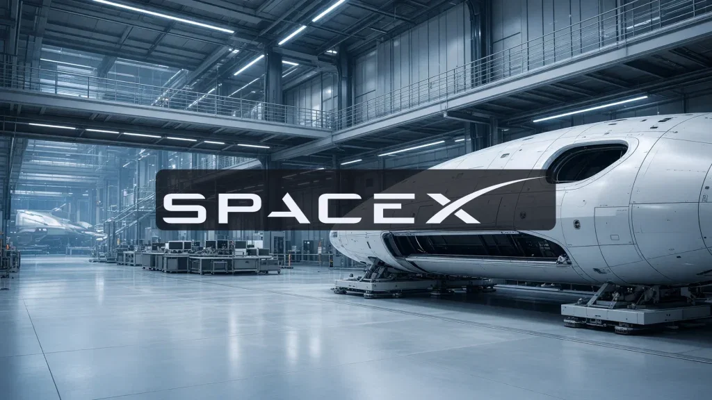 SpaceX Aktie - Beitragsbild (KI-generiertes Symbolbild)