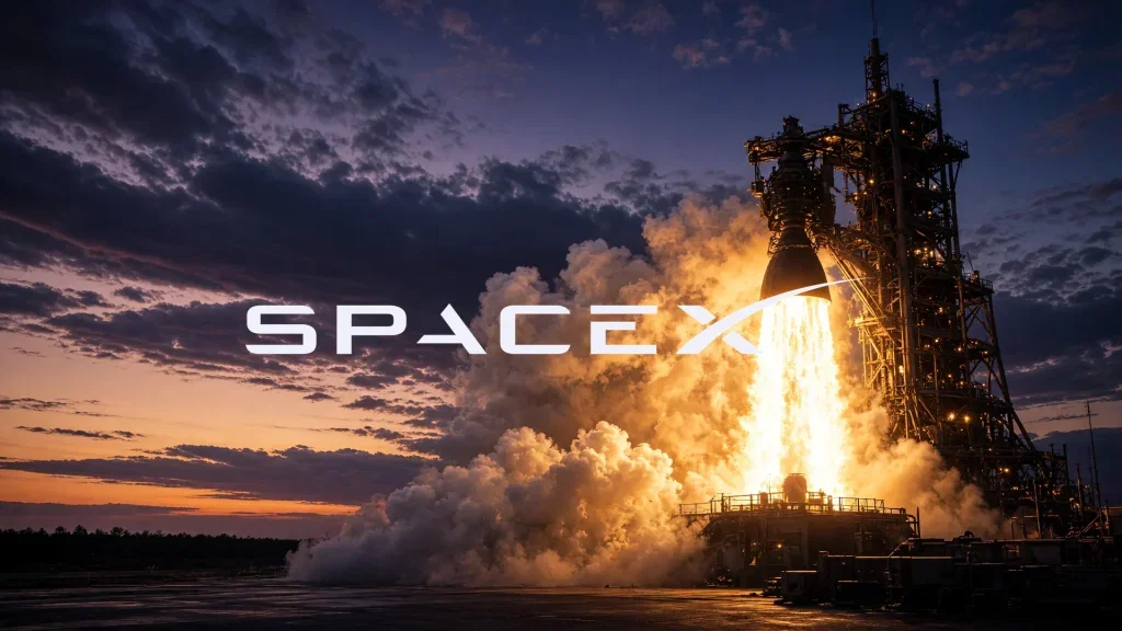 SpaceX Aktie: Start nach drei Absagen gelungen SpaceX Aktie - Beitragsbild (KI-generiertes Symbolbild)