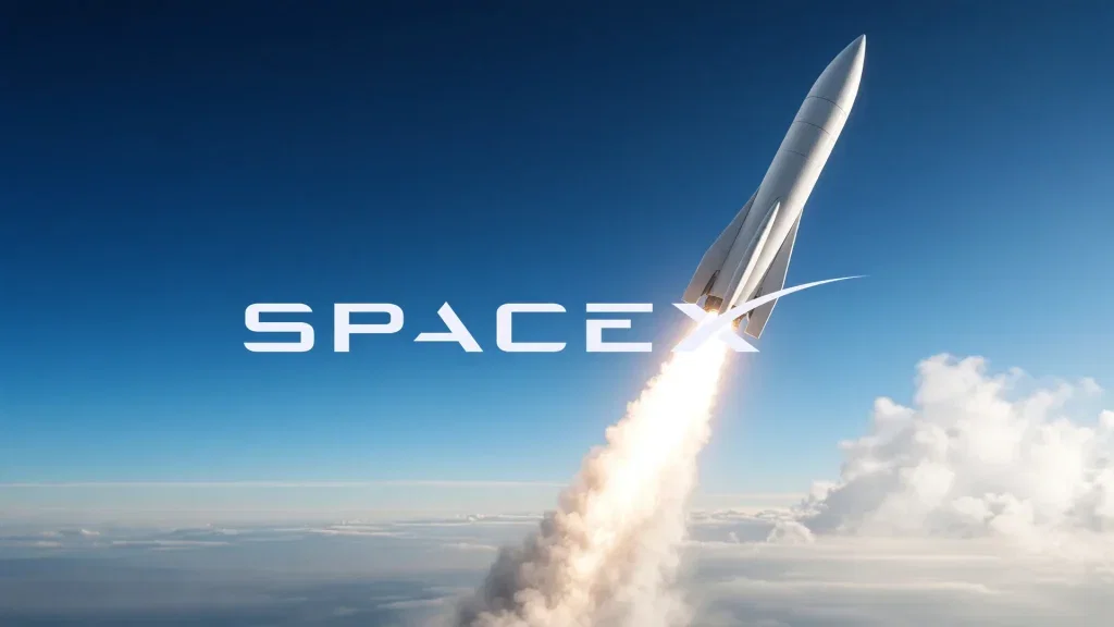 SpaceX Aktie - Beitragsbild (KI-generiertes Symbolbild)