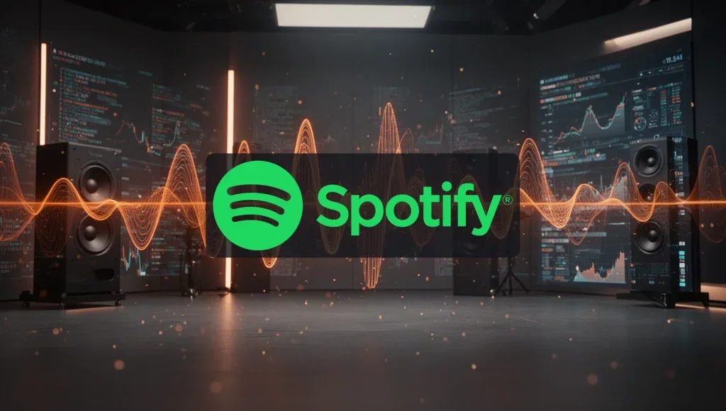 Spotify Aktie - Beitragsbild (KI-generiertes Symbolbild)
