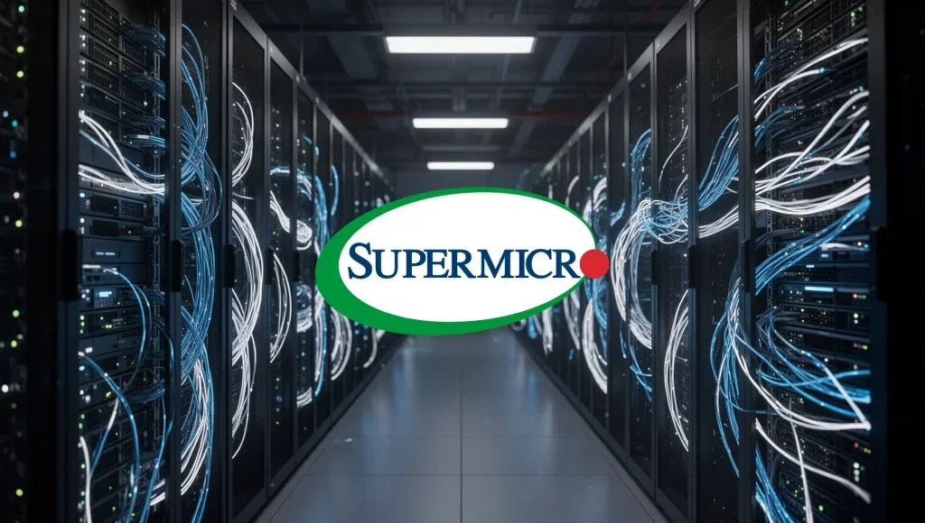 Super Micro Computer Aktie: Rack-Lösungen für KI Super Micro Computer Aktie - Beitragsbild (KI-generiertes Symbolbild)