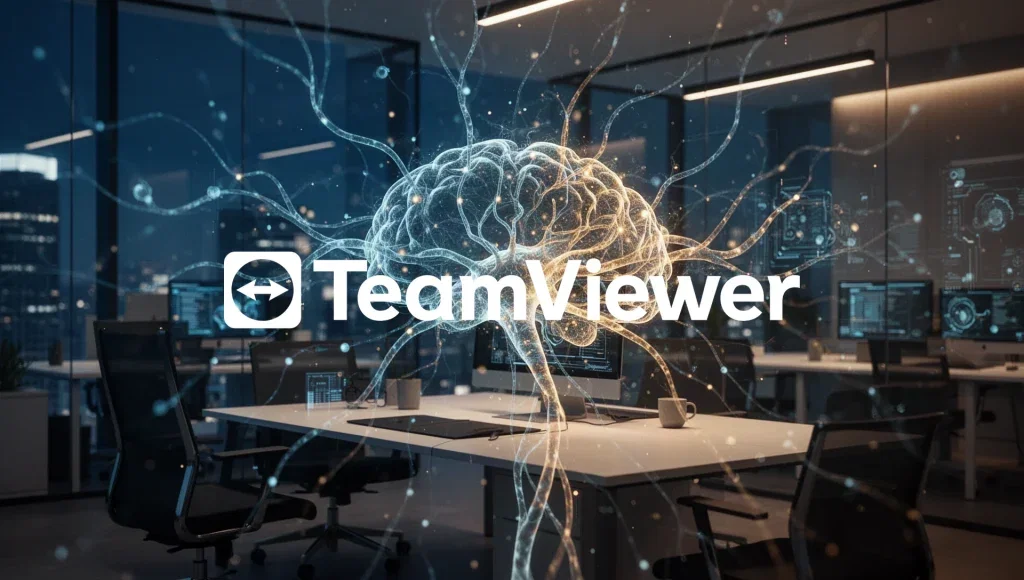 TeamViewer Aktie: FastForward zeigt neue KI-Funktionen TeamViewer Aktie - Beitragsbild (KI-generiertes Symbolbild)