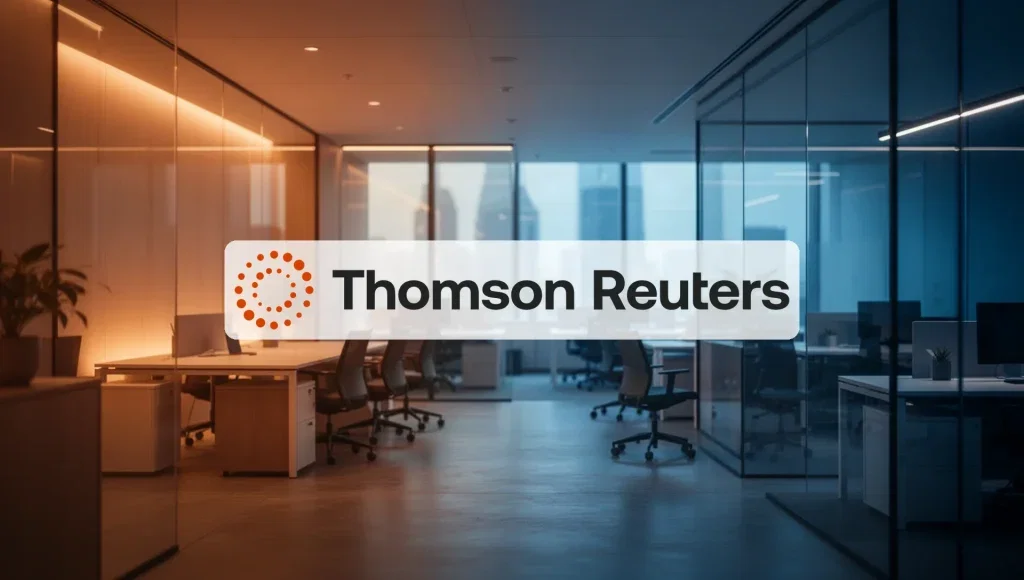 Thomson Reuters Aktie: Verkauf von Global Print abgeschlossen Thomson Reuters Aktie - Beitragsbild (KI-generiertes Symbolbild)