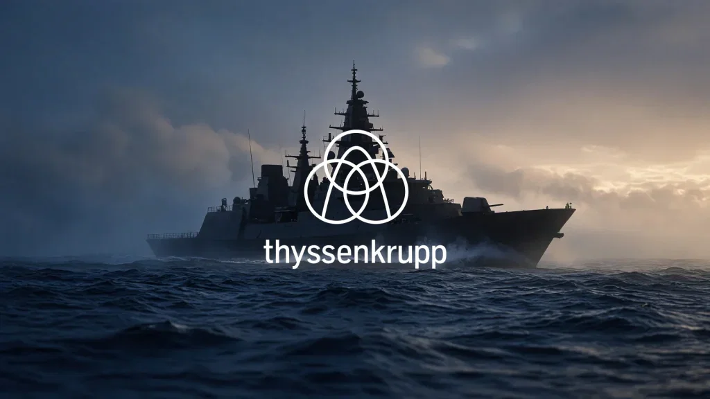 Thyssenkrupp Aktie: 12-Milliarden-Fregattenauftrag im Bundestag Thyssenkrupp Aktie - Beitragsbild (KI-generiertes Symbolbild)