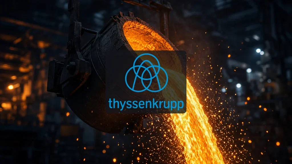 Thyssenkrupp Aktie: Profitiert von Salzgitter-Hochstufung Thyssenkrupp Aktie - Beitragsbild (KI-generiertes Symbolbild)