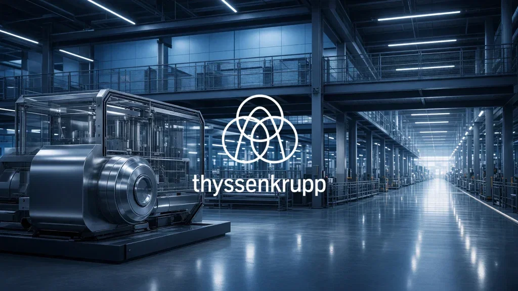 Thyssenkrupp Aktie: Erstnotierung von tk accelis am 28. Oktober Thyssenkrupp Aktie - Beitragsbild (KI-generiertes Symbolbild)