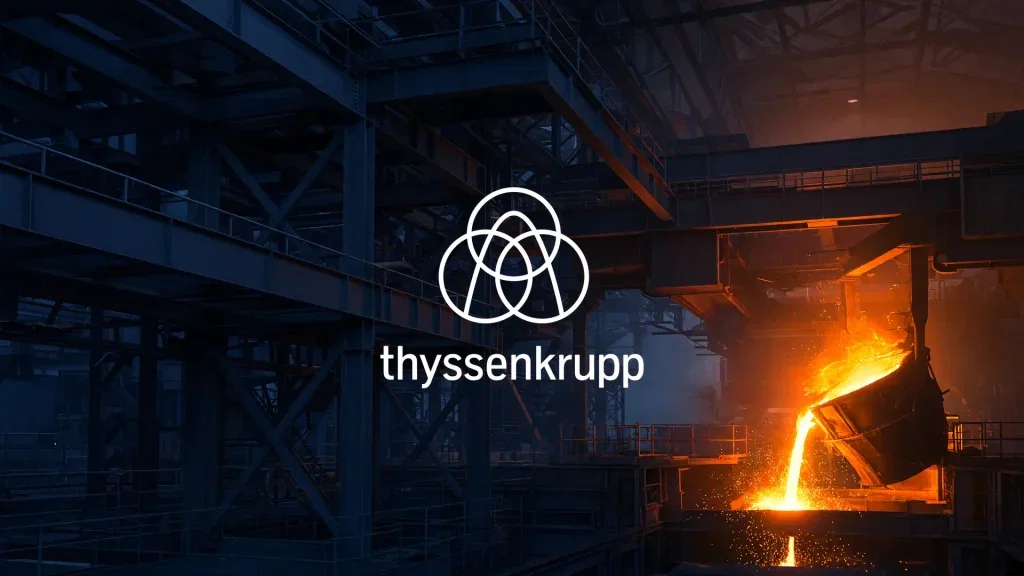 Thyssenkrupp Aktie: Abschlag fällt milder aus Thyssenkrupp Aktie - Beitragsbild (KI-generiertes Symbolbild)