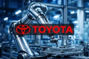 Toyota Aktie: KI-Roboter schweißt Kart-Rahmen