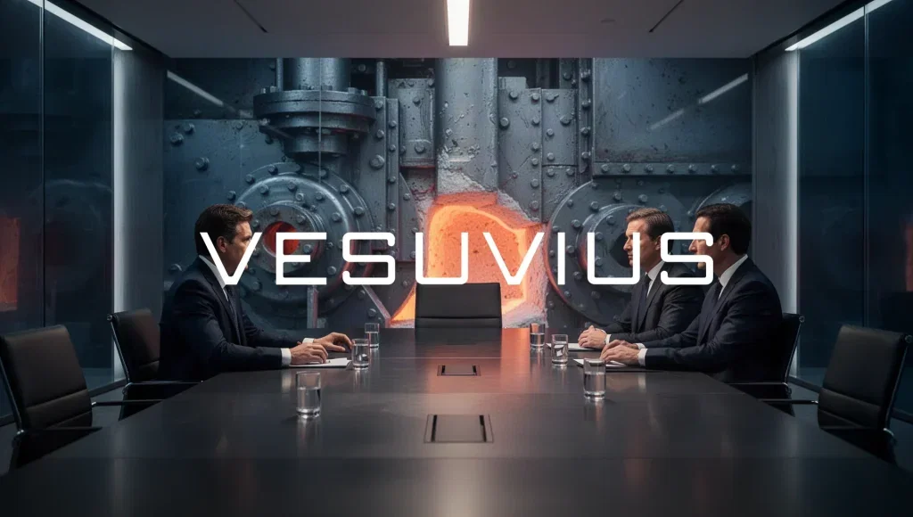 Vesuvius Aktie: Verwaltungsrat prüft RHI-Vorschlag Vesuvius Aktie - Beitragsbild (KI-generiertes Symbolbild)