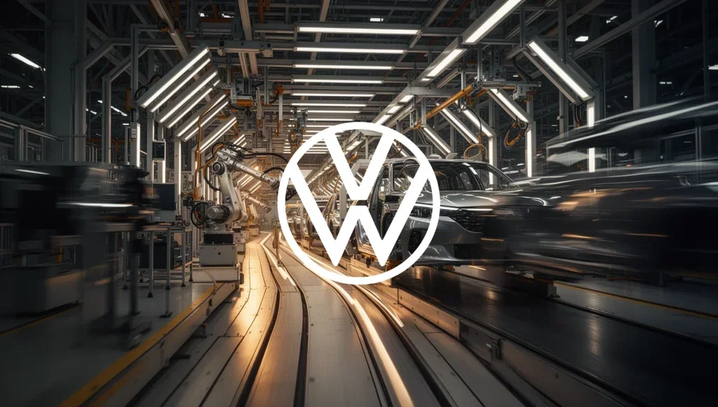 Volkswagen Aktie - Beitragsbild (KI-generiertes Symbolbild)
