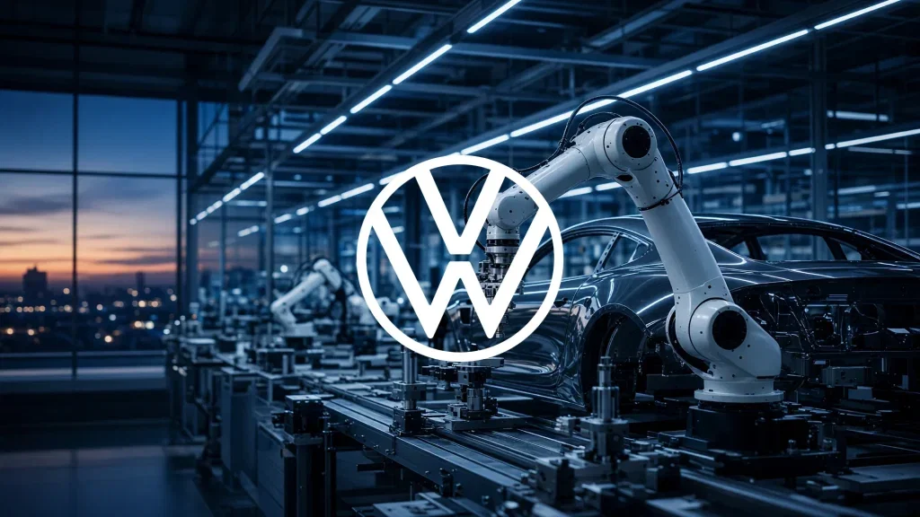 Volkswagen Aktie - Beitragsbild (KI-generiertes Symbolbild)