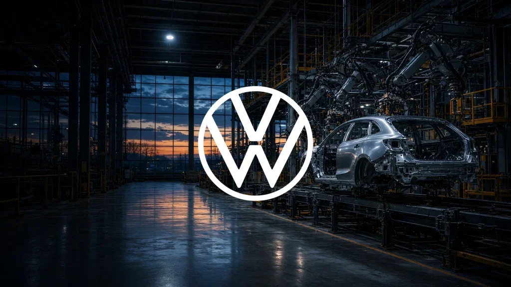 Volkswagen Aktie: Gehaltsstopp bis 2030 sorgt für Streit Volkswagen Aktie - Beitragsbild (KI-generiertes Symbolbild)