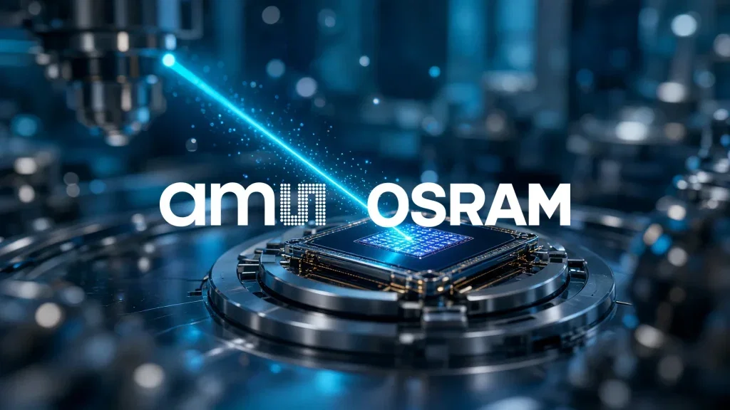 ams-OSRAM Aktie: VCSEL-Erfolg treibt Kurs weiter ams-OSRAM Aktie - Beitragsbild (KI-generiertes Symbolbild)