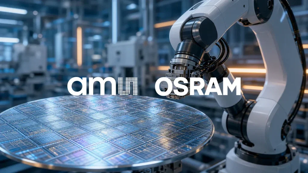 ams-OSRAM Aktie: Vorvertrag für Werk Schwabmünchen ams-OSRAM Aktie - Beitragsbild (KI-generiertes Symbolbild)